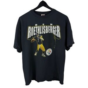 Vintage 2000s Pittsburgh Steelers Ben Roethlisberger NFL Shirt Size L